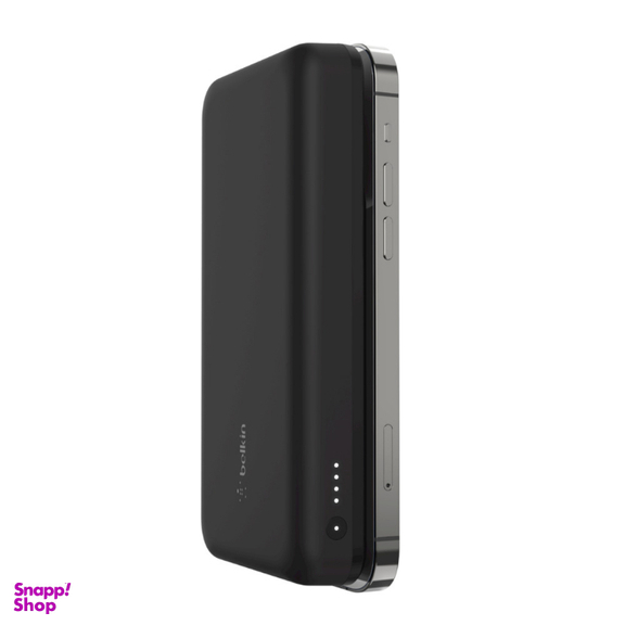 شارژر بی سیم و پاوربانک قابل حمل بلکین (Belkin) مدل BPD001btBK با ظرفیت 10000 میلی آمپر