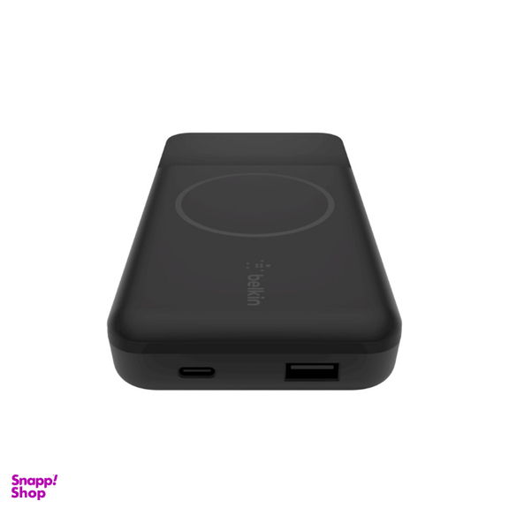 شارژر بی سیم و پاوربانک قابل حمل بلکین (Belkin) مدل BPD001btBK با ظرفیت 10000 میلی آمپر