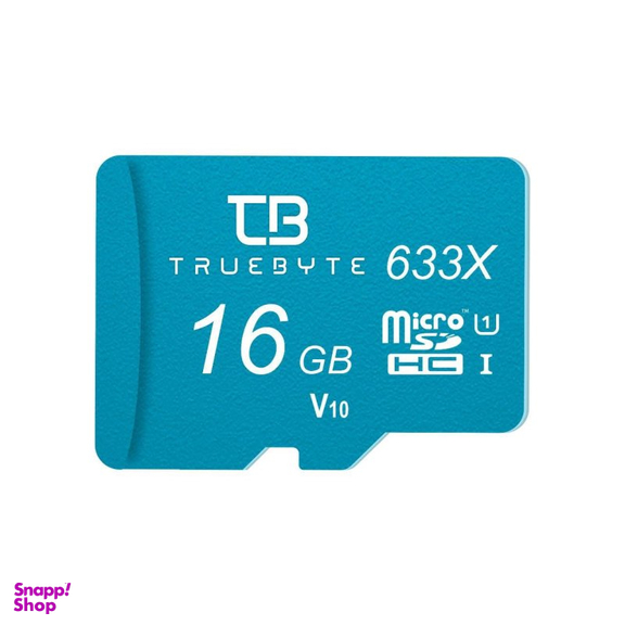 کارت حافظه microSD HC تروبایت مدل 533X V10 کلاس 10 استاندارد UHS-I U1 ظرفیت 16 گیگابایت