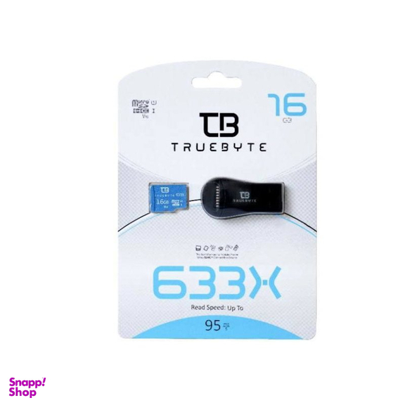 کارت حافظه microSD HC تروبایت مدل 533X V10 کلاس 10 استاندارد UHS-I U1 ظرفیت 16 گیگابایت