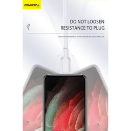 کابل تبدیل USB به USB-C پاواریال (Pavareal) مدل DC-127 طول 1 متر