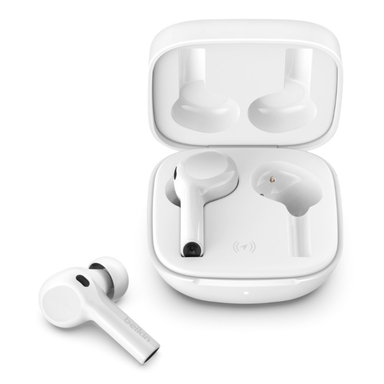 هدفون بی سیم (ایرباد بلوتوث) بلکین (Belkin) مدل AUC002glWH با امکان شارژ بی‌ سیم
