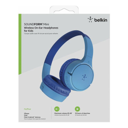 هدفون بلوتوثی بلکین (Belkin) مدل Soundform Mini for Kids AUD002btBL