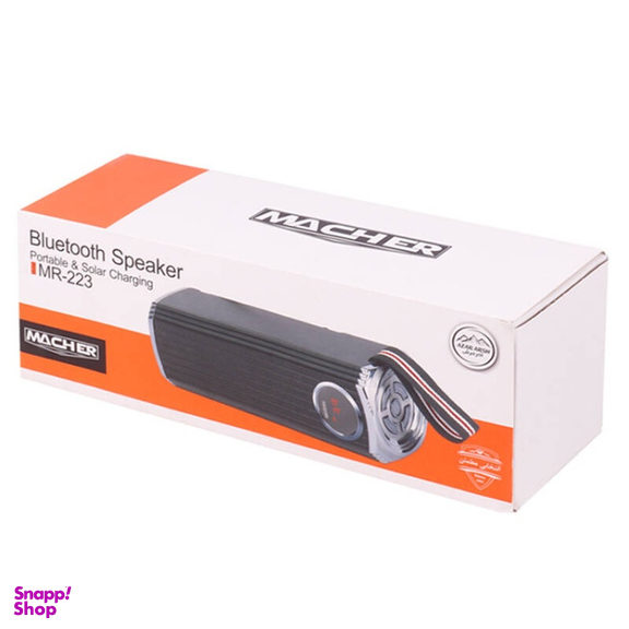 اسپیکر بلوتوثی قابل حمل مچر (Macher) مدل MR223