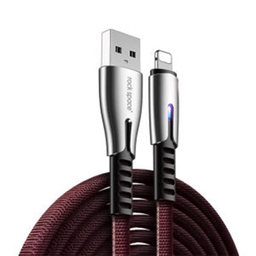 کابل تبدیل USB به لایتنینگ راک اسپیس (Rock Space) مدل RCB0670 طول 1٫2 متر