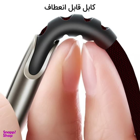 کابل تبدیل USB به لایتنینگ راک اسپیس (Rock Space) مدل RCB0670 طول 1٫2 متر