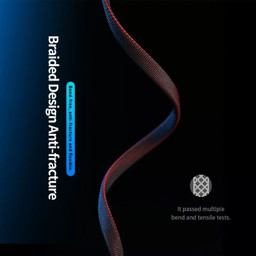 کابل تبدیل USB به لایتنینگ راک اسپیس (Rock Space) مدل RCB0670 طول 1٫2 متر