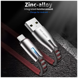 کابل تبدیل USB به MicroUSB راک اسپیس (Rock Space) مدل RCB0776 طول 1٫2 متر