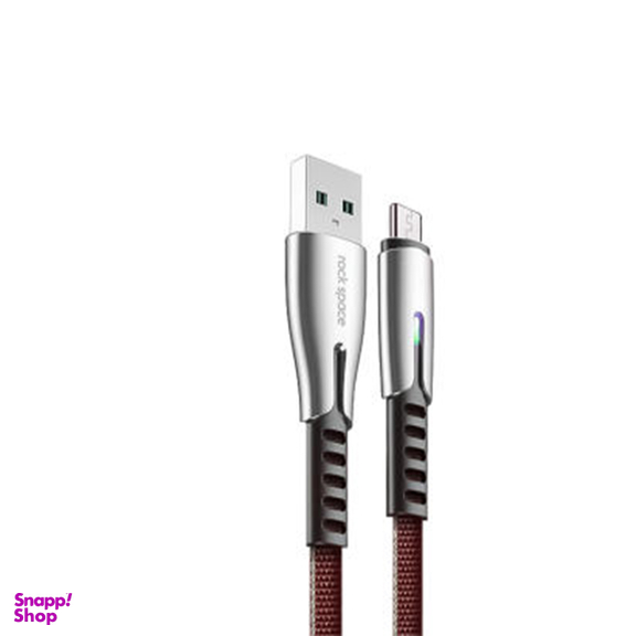 کابل تبدیل USB به MicroUSB راک اسپیس (Rock Space) مدل RCB0776 طول 1٫2 متر