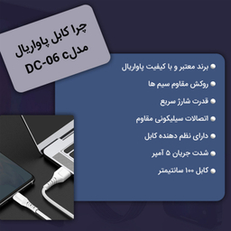 کابل تبدیل USB به USB-C پاواریال (Pavareal) مدل DC-06C طول 1 متر