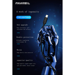 کابل تبدیل USB به MicroUSB پاواریال (Pavareal) مدل DC-158 طول 1 متر