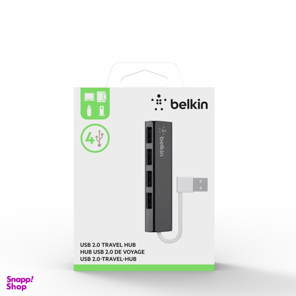 هاب فوق باریک 4 پورت USB بلکین (Belkin) مدل F4U042bt