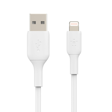 کابل شارژ لایتنینگ به USB-A بلکین (Belkin) مدل CAA001bt3MWH طول 3 متر