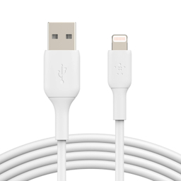 کابل شارژ لایتنینگ به USB-A بلکین (Belkin) مدل CAA001bt3MWH طول 3 متر