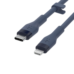 کابل شارژ سریع USB-C به لایتنینگ بلکین مدل CAA009bt1MBL طول 1 متر