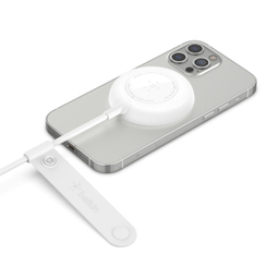 پد شارژ بی سیم مغناطیسی شارژ سریع بلکین مدل WIA005btWH با فناوری MagSafe