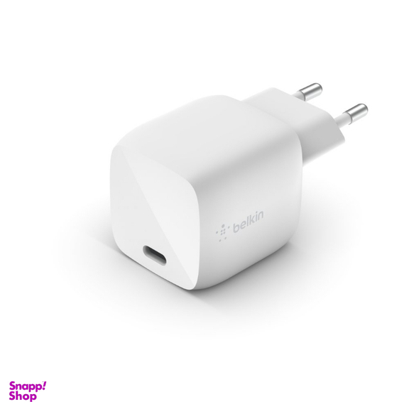 شارژر دیواری شارژ سریع بلکین (Belkin) مدل WCH001vfWH با پورت USB-C