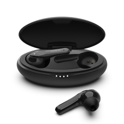 هدفون بی سیم بلکین (Belkin) مدل PAC002btBK-GR با امکان شارژ بی‌سیم