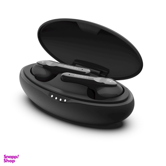 هدفون بی سیم بلکین (Belkin) مدل PAC002btBK-GR با امکان شارژ بی‌سیم