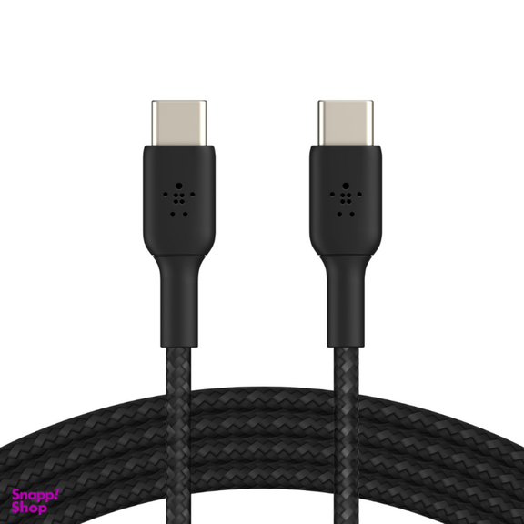 کابل شارژ سریع USB-C به USB-C بلکین مدل CAB004bt1MBK طول 1متر