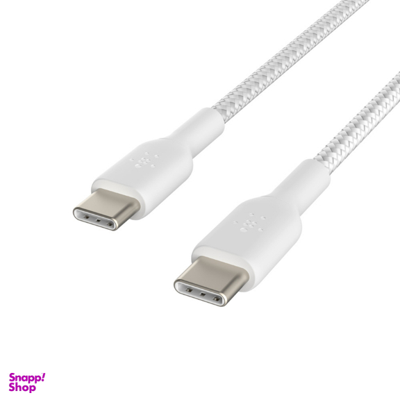 کابل شارژ سریع USB-C به USB-C بلکین (Belkin) مدل CAB004bt1MWH طول 1 متر
