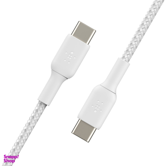 کابل شارژ سریع USB-C به USB-C بلکین (Belkin) مدل CAB004bt1MWH طول 1 متر