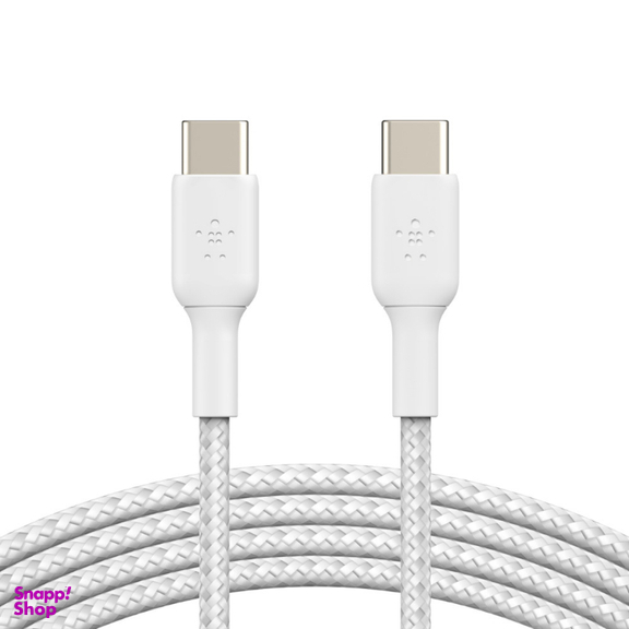 کابل شارژ سریع USB-C به USB-C بلکین (Belkin) مدل CAB004bt1MWH طول 1 متر