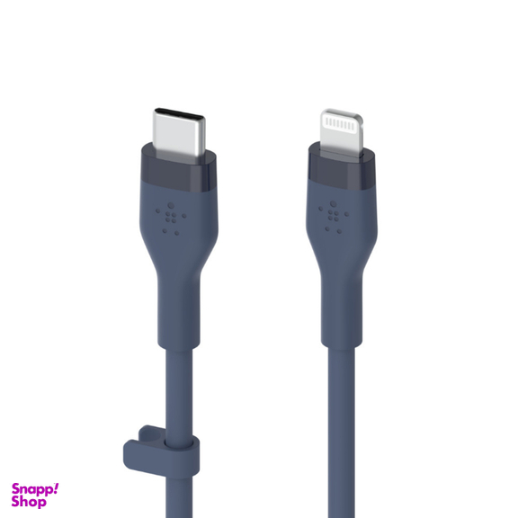 کابل شارژ سریع USB-C به لایتنینگ بلکین (Belkin) مدل CAA009bt3MBL طول 3 متر