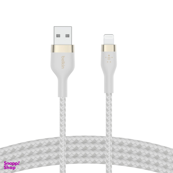 کابل شارژ سریع USB-A به لایتنینگ بلکین (Belkin) مدل CAA010bt1MWH طول 1 متر