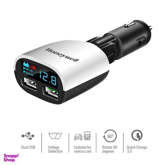 شارژر فندکی هانیول (Honeywell) مدل HC000016/CHG/CLA/LED/QC3٫0/2U