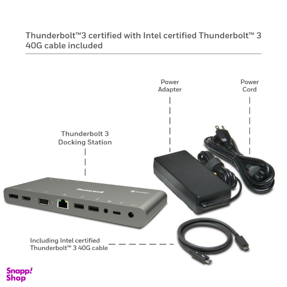 هاب داک استیشن 12 پورت هانیول (Honeywell) مدل HC0000012/LAP/CDK/TB3/UK
