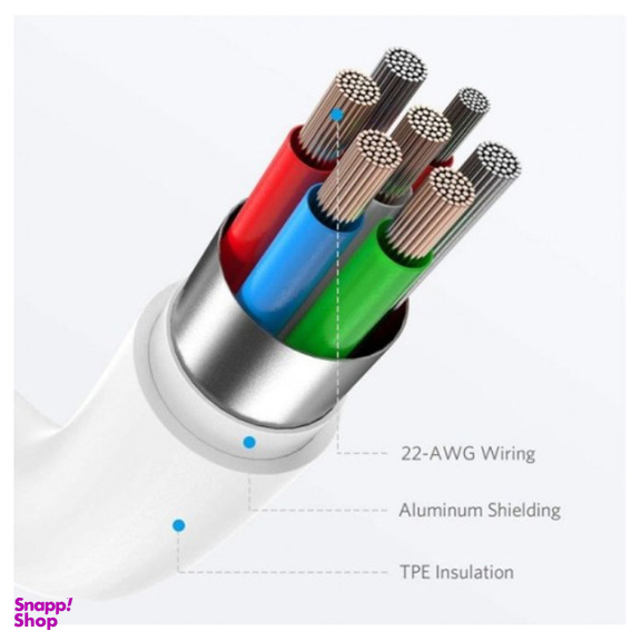 کابل تبدیل USB-C به لایتنینگ انکر (Anker) مدل A8612 طول 0.9 متر