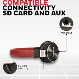 هدفون بی سیم هانیول (Honeywell) مدل HC000003/AUD/HP/V10/RED Moxie V10
