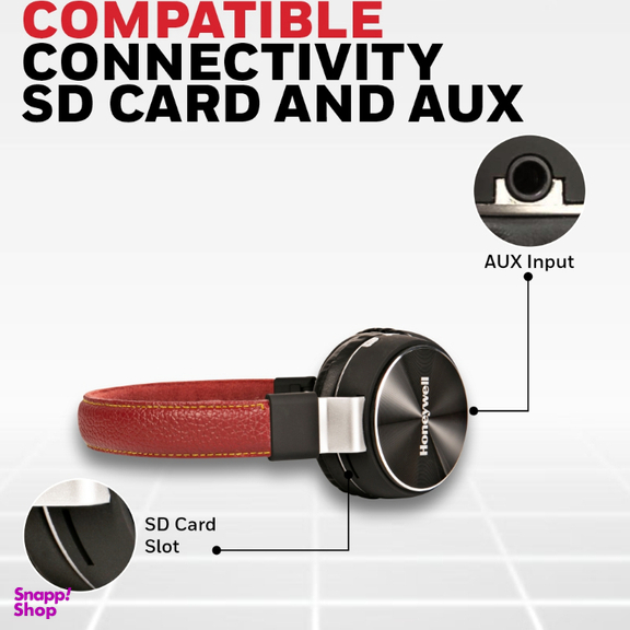 هدفون بی سیم هانیول (Honeywell) مدل HC000003/AUD/HP/V10/RED Moxie V10