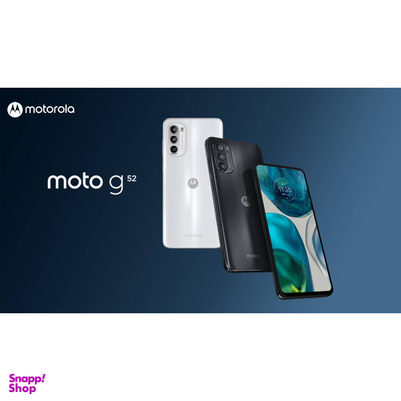 گوشی موبایل موتورولا مدل Moto G52 دو سیم کارت ظرفیت 128 گیگابایت و رم 6 گیگابایت