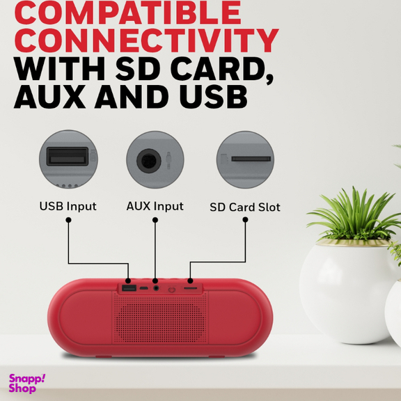 اسپیکر بی سیم هانیول (Honeywell) مدل HC000110/AUD/BTS/P200/RED Suono P200