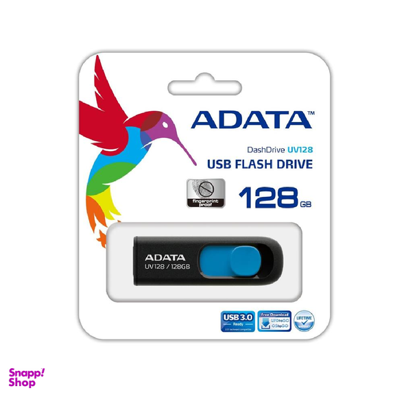 فلش مموری ای دیتا (ADATA) مدل DashDrive UV128 ظرفیت 128 گیگابایت