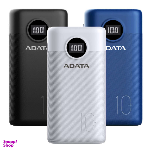 شارژر همراه ای دیتا (ADATA) مدل P10000QCD ظرفیت 10000 میلی آمپر ساعت