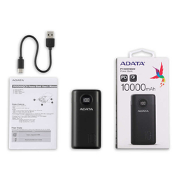 شارژر همراه ای دیتا (ADATA) مدل P10000QCD ظرفیت 10000 میلی آمپر ساعت