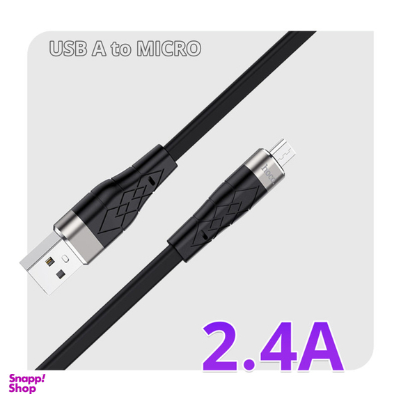 کابل تبدیل USB به microUSB هوکو (Hoco) مدل X53 Silicon طول 1 متر