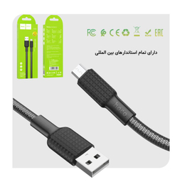 کابل تبدیل USB به microUSB هوکو (Hoco) مدل X69 Anti-Winding طول 1 متر