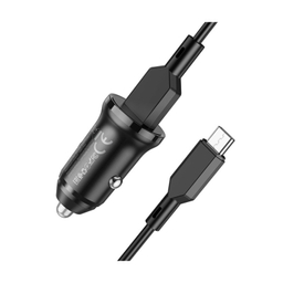 شارژر فندکی بروفون (Borofone) مدل BZ18 QC3٫0 18W به همراه کابل تبدیل USB-C