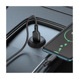 شارژر فندکی بروفون (Borofone) مدل BZ18 QC3٫0 18W به همراه کابل تبدیل USB-C