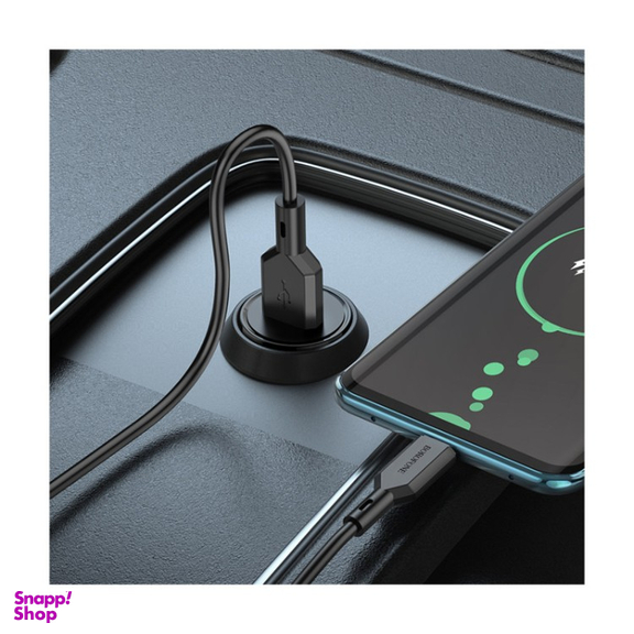 شارژر فندکی بروفون (Borofone) مدل BZ18 QC3٫0 18W به همراه کابل تبدیل USB-C