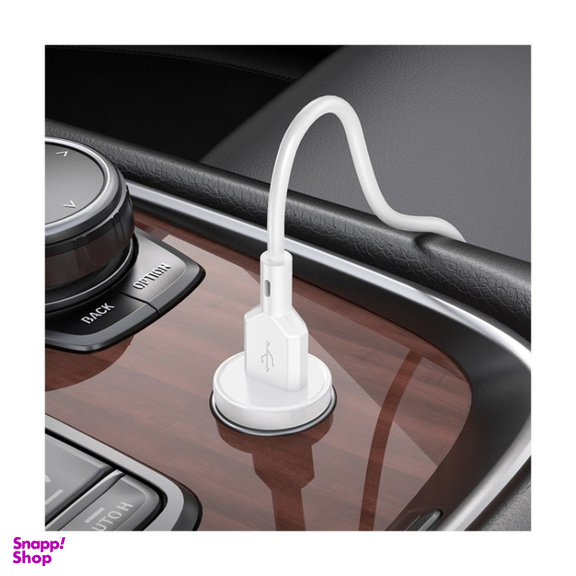 شارژر فندکی بروفون (Borofone) مدل BZ18 QC3٫0 18W به همراه کابل تبدیل USB-C