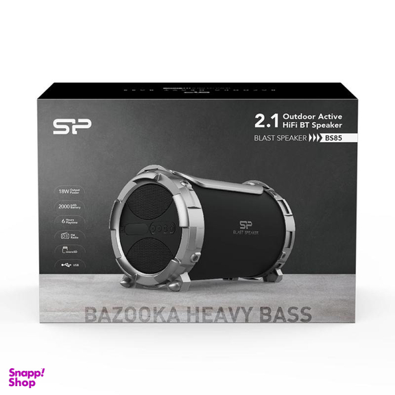 اسپیکر بلوتوثی سیلیکون پاور (Silicon Power) مدل BS91 به همراه هدیه (اسپیکر و پاوربانک سیلیکون پاور)