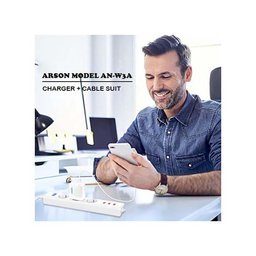 شارژر دیواری آرسون (Arson) مدل AN-W3A به همراه کابل Micro USB