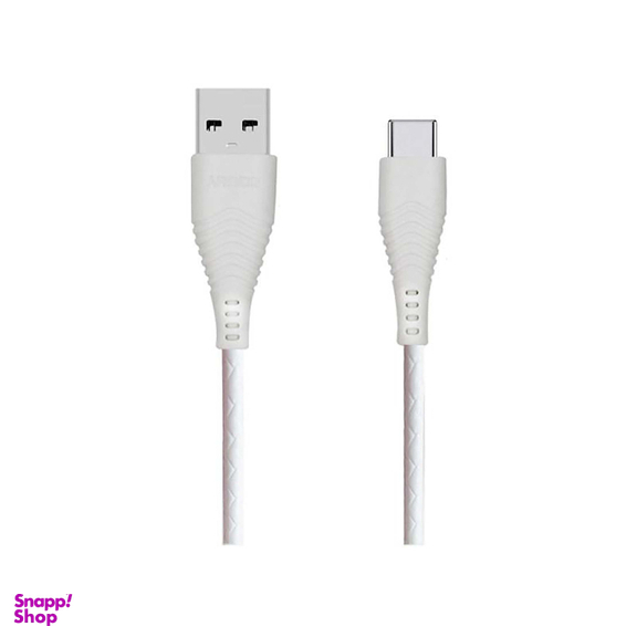 شارژر دیواری آرسون (Arson) مدل AN-W3A به همراه کابل تبدیل USB-C