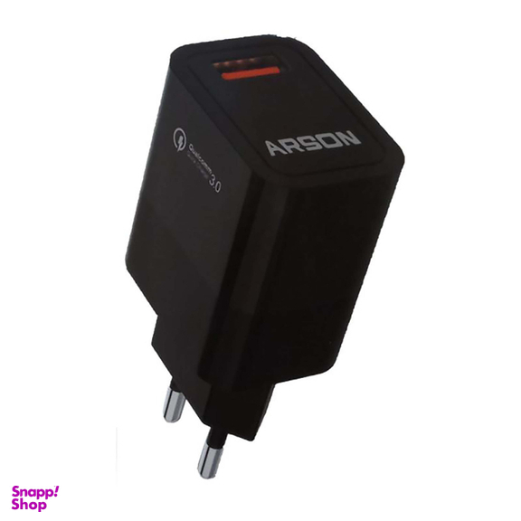 شارژر دیواری آرسون (Arson) مدل AN-W05 به همراه کابل تبدیل Lightning