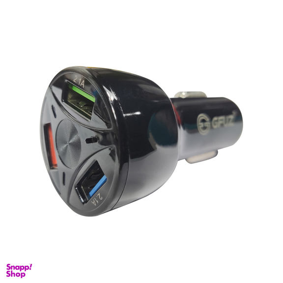 شارژر فندکی جیفوز (Gfuz) مدل CR-66 به همراه کابل Micro USB